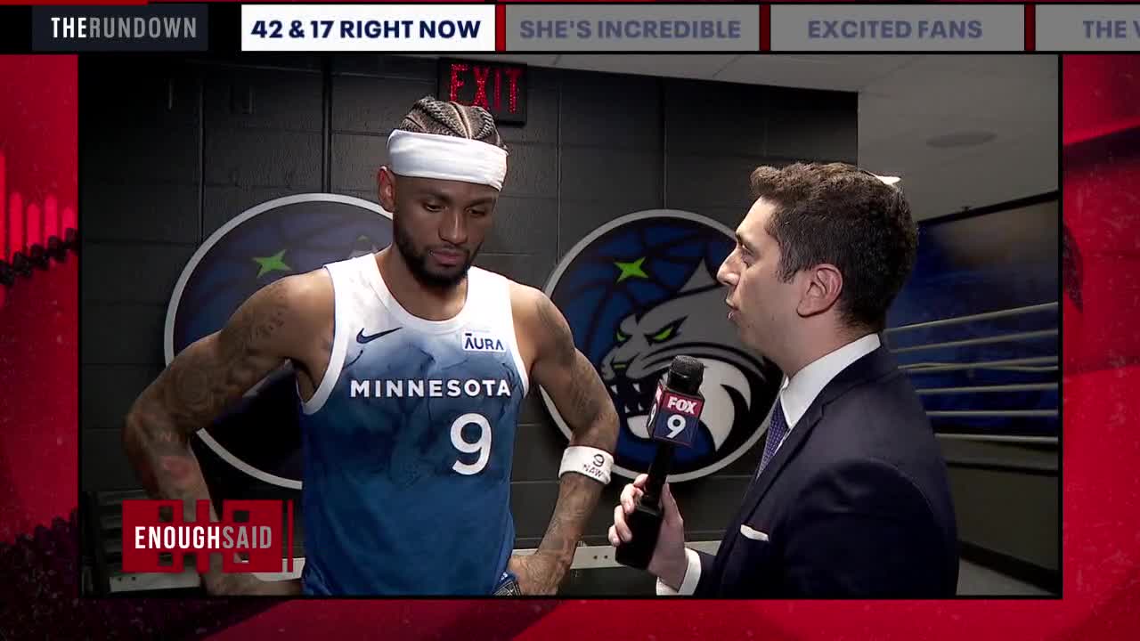 Enough Said: The Wolves on top, the Wild not, and getting nervous about the Vikings