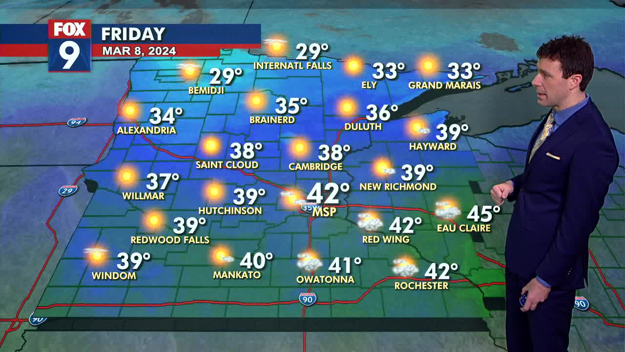 MN weather: Somewhat seasonable and gray Friday
