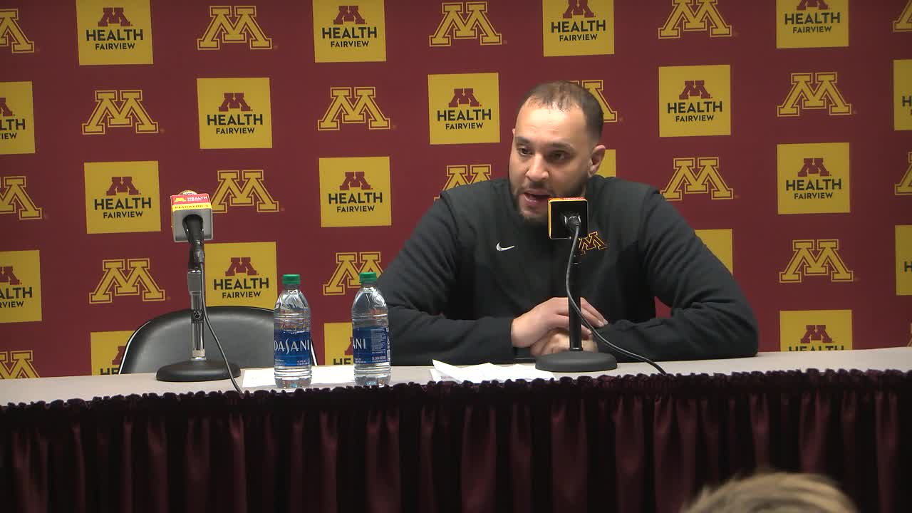 Gophers lose home finale to Indiana, 70-58