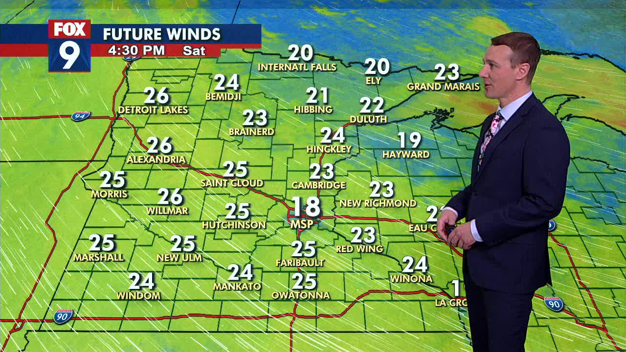 MN weather: Blustery and cooler weekend | FOX 9 Minneapolis-St. Paul