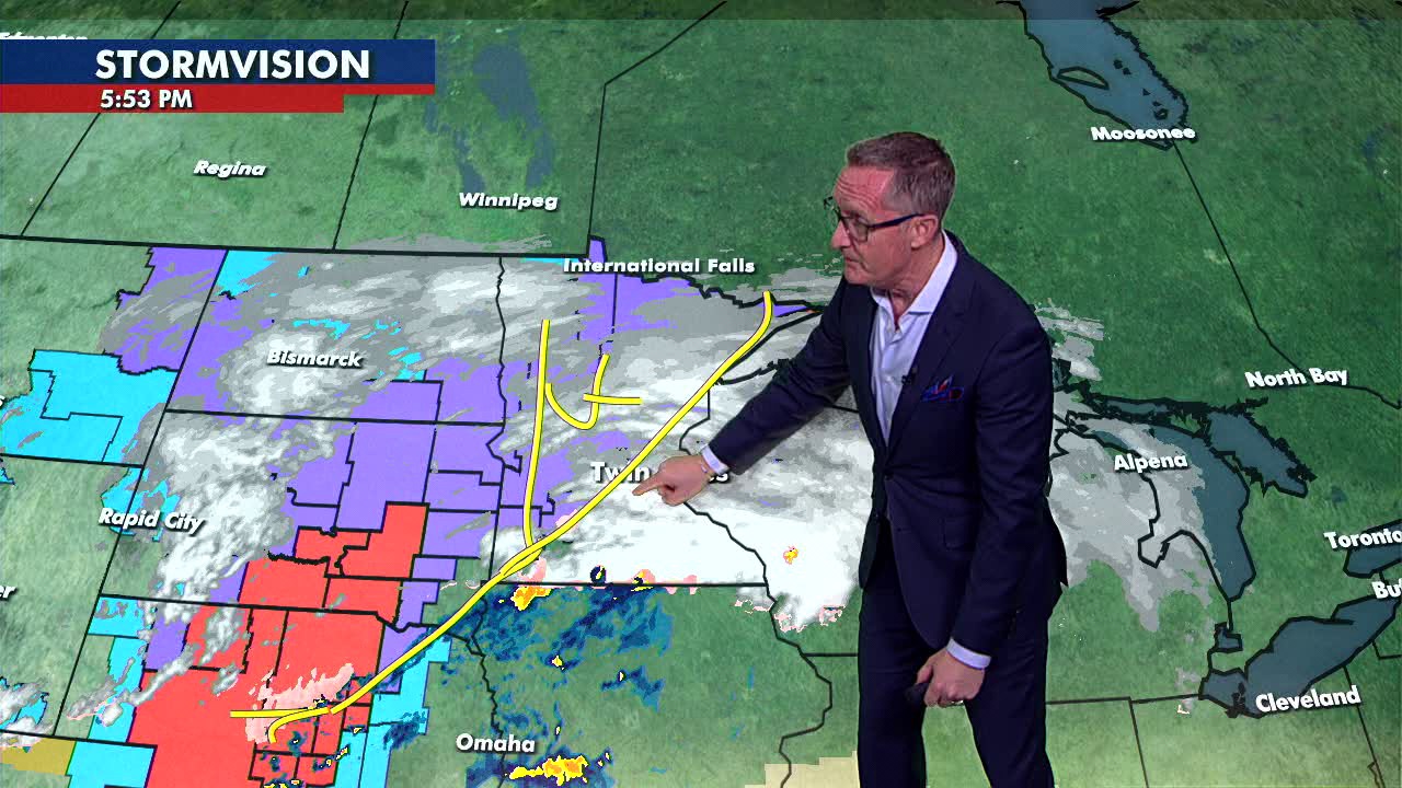 Minnesota weather: Snow turns to rain on Monday