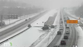 Crash compilation after MN spring snowstorm