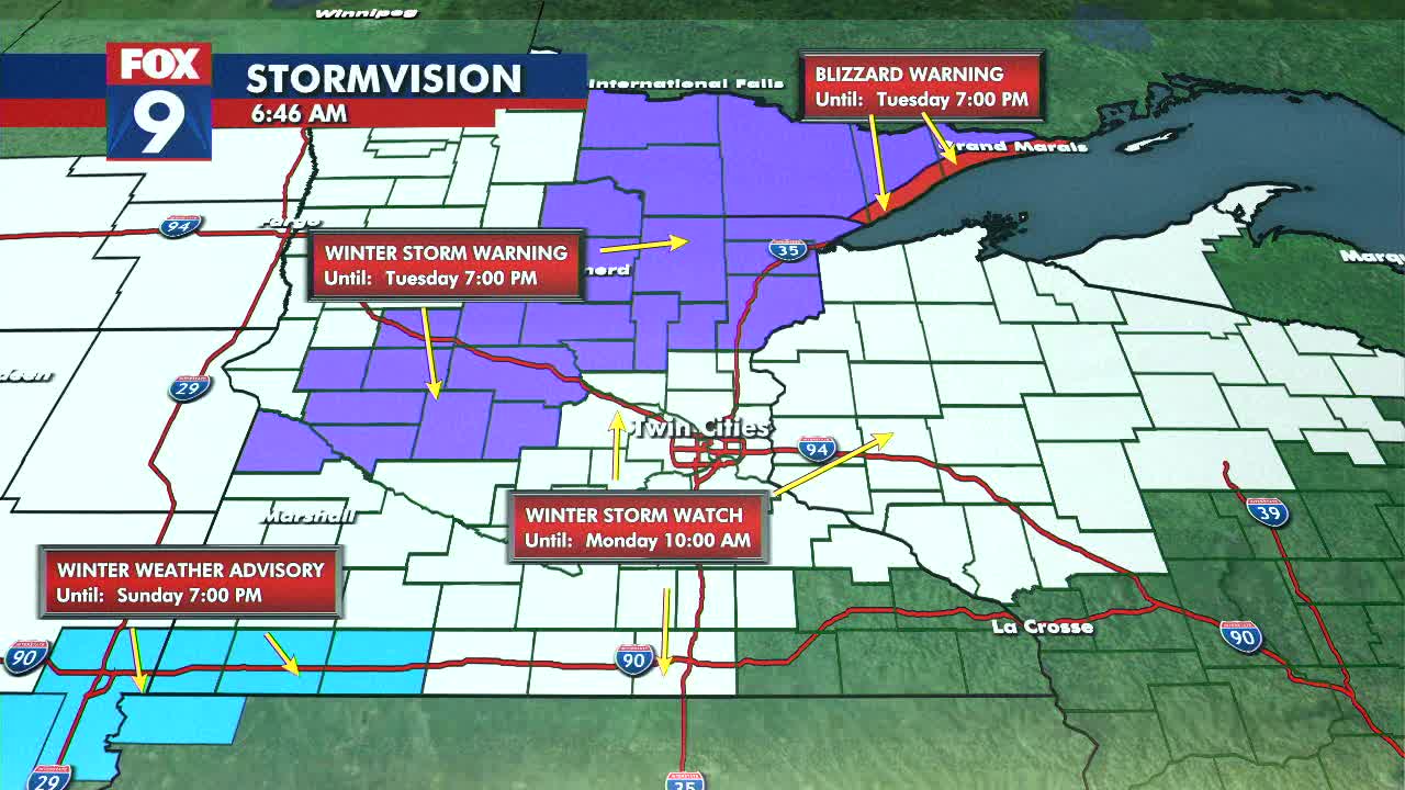 MN weather: Calm Saturday, snow arrives Sunday