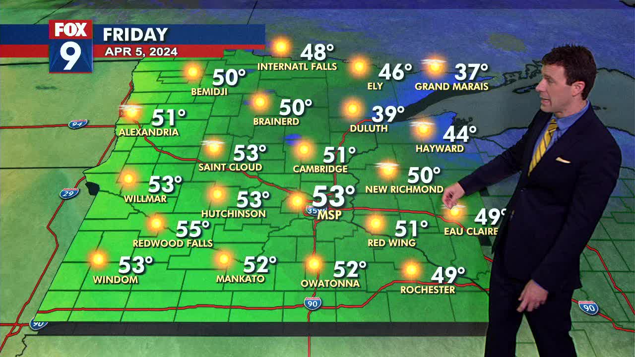 MN weather: Calmer, brighter for Twins home opener