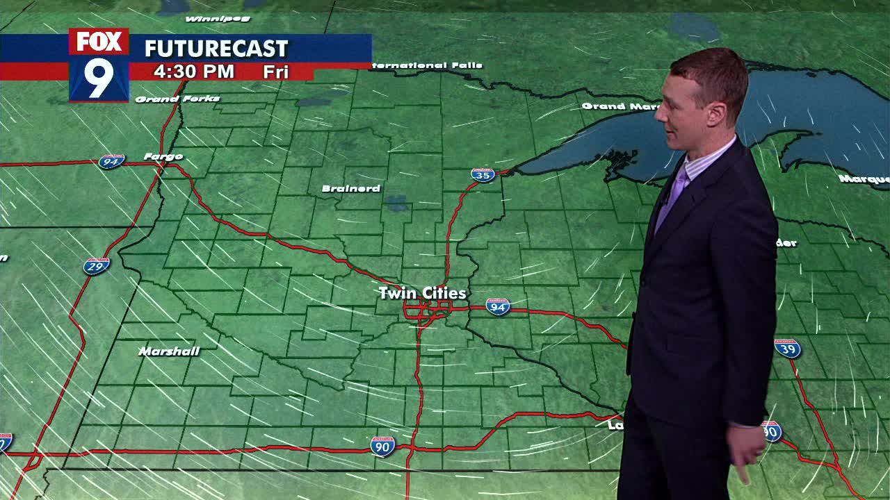 Breezy weekend ahead with rain arriving Sunday