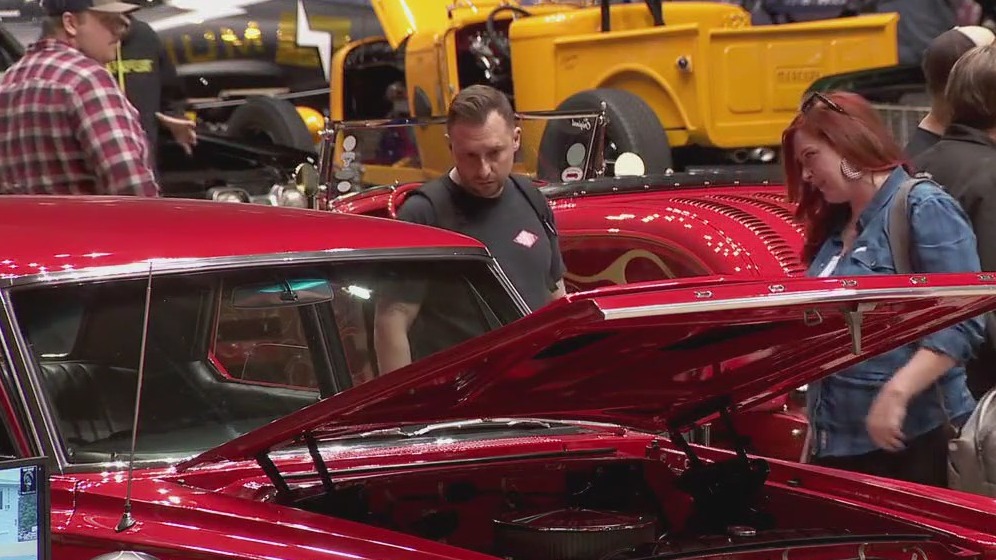 Car show at Minnesota State Fairgrounds