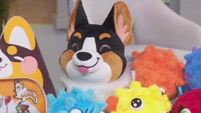Corgi plushie maker at Geek Craft Expo