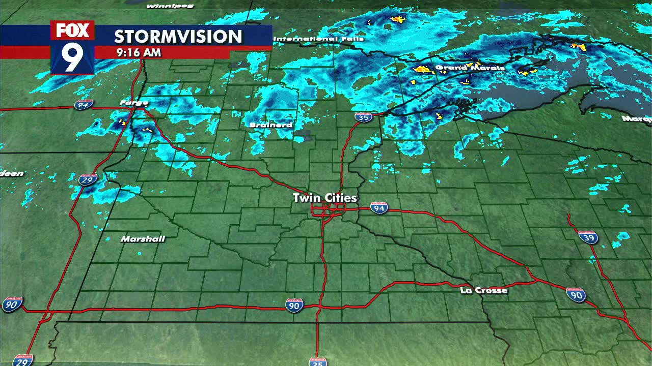 MN weather: Clouds remain, rainfall expected later