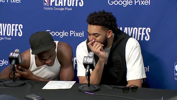 Anthony Edwards, Karl-Anthony Towns talk sweeping Suns