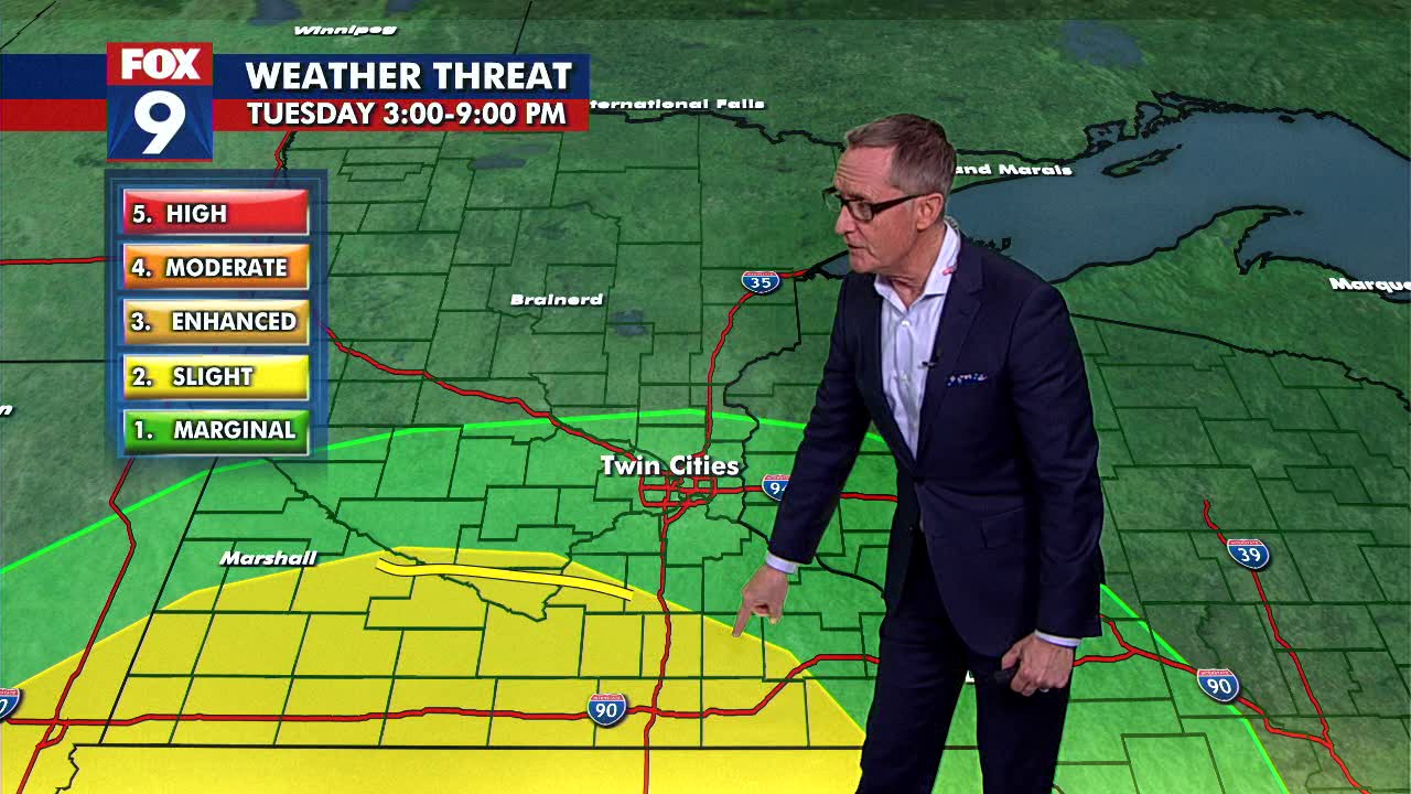 Minnesota weather: Storms roll through Tuesday night