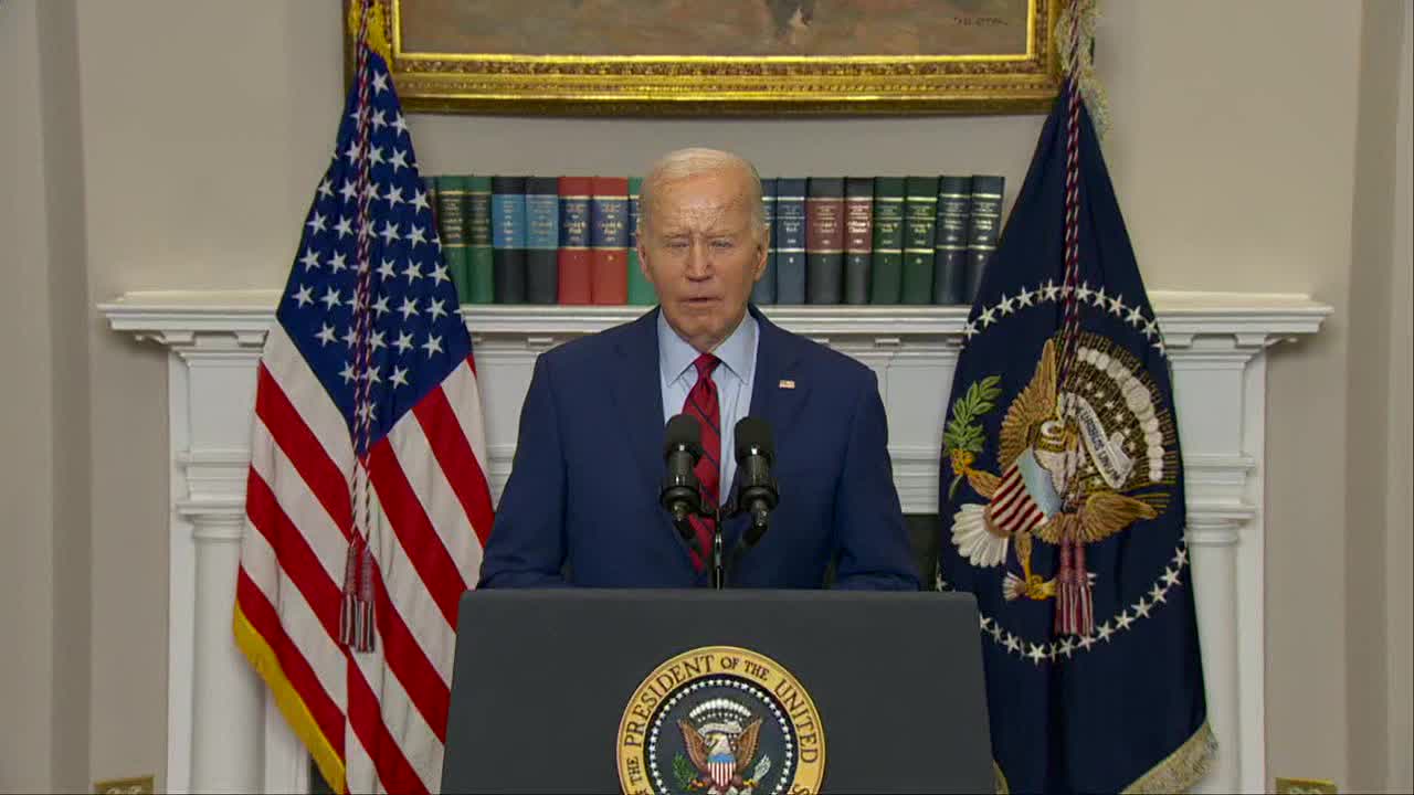 President Biden on college protests [RAW]