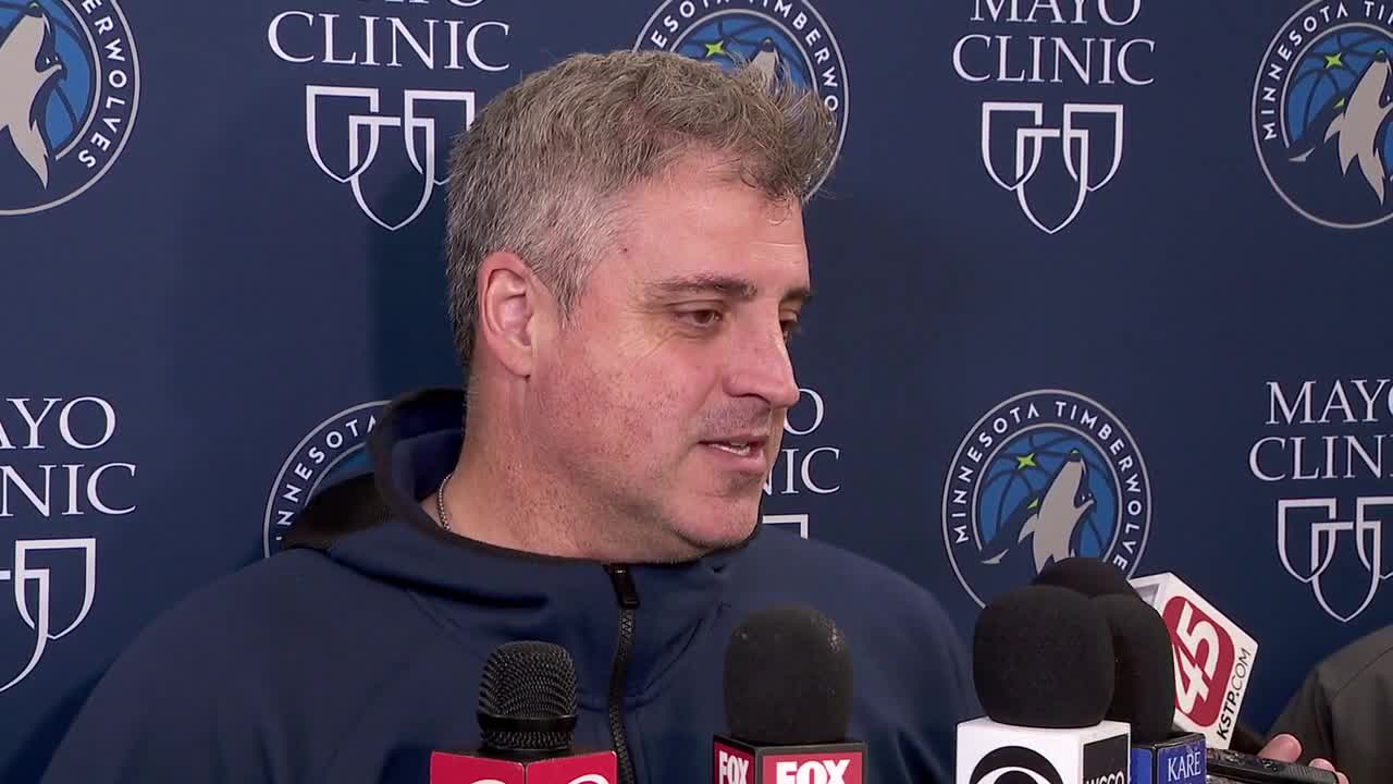 Wolves prepare for Game 1 at Denver