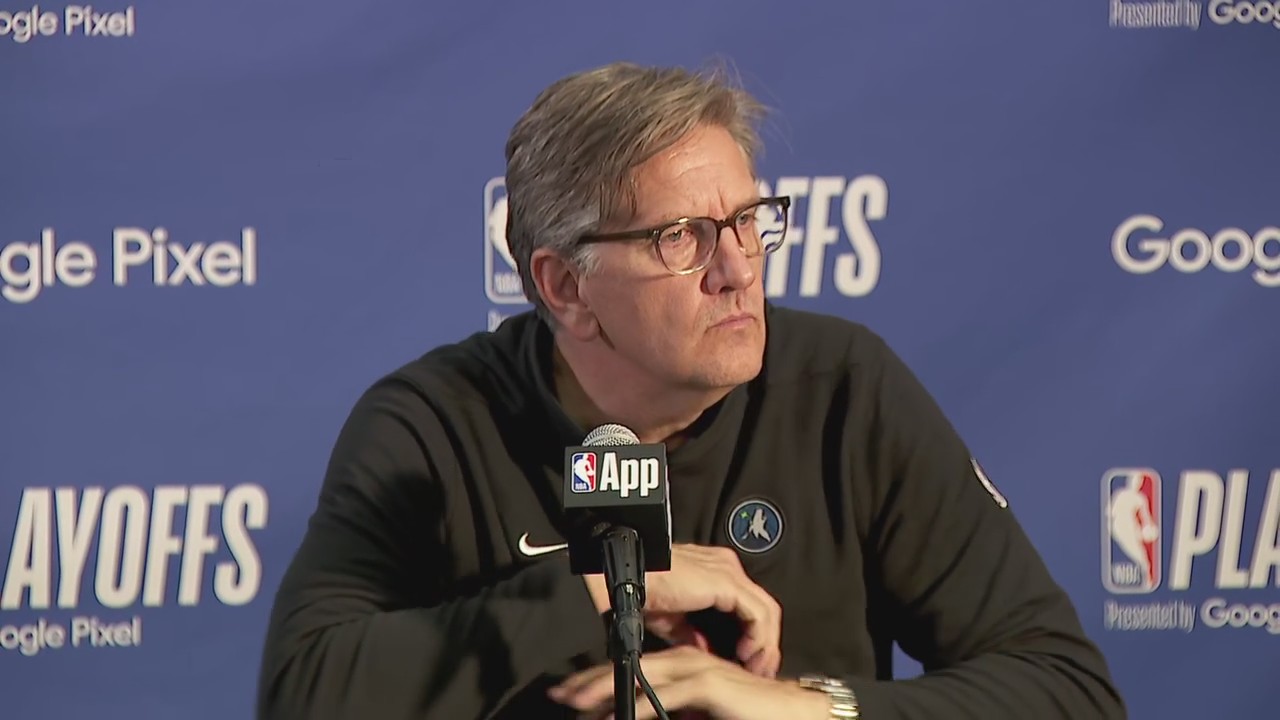 Chris Finch reacts after Game 5 loss to Nuggets (RAW)