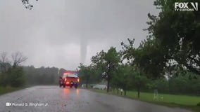 Tornado captured on video near Red Oak, Iowa [RAW]