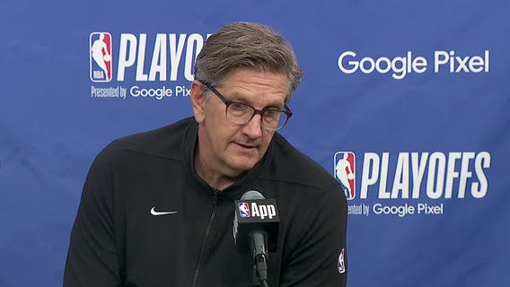 Chris Finch reacts to Wolves' Game 6 blowout win