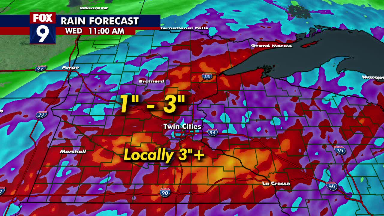 MN weather: Showers, storms to start the week