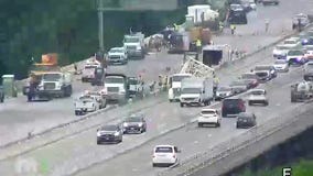 Semi loses load, closes I-494 at MN River Bridge [RAW]
