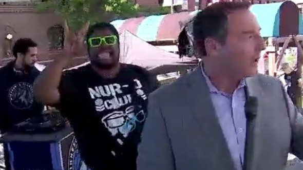 NUR-D performing at Wolves Back Block Party