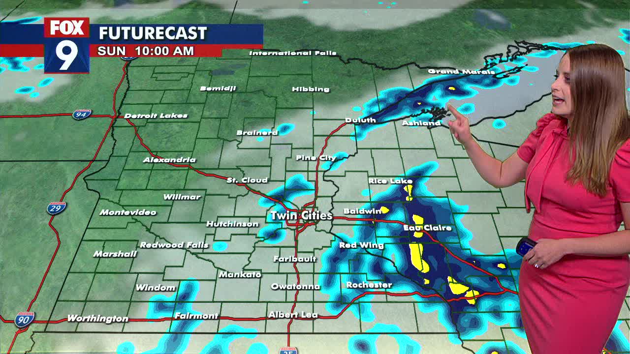 MN weather: Possible rain Saturday night, Sunday