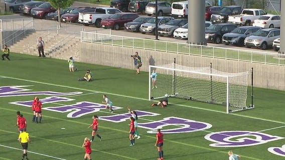 Aurora's Addy Weichers with first goal against RKC