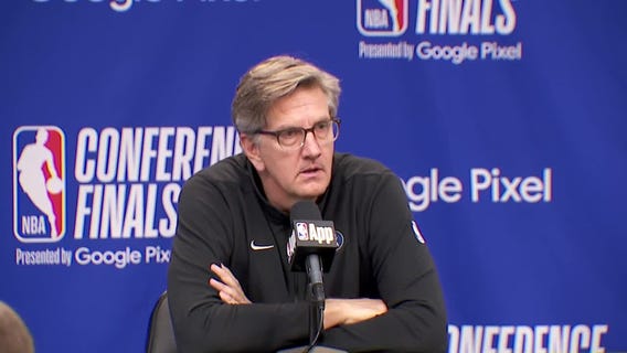 Chris Finch reacts to Game 4 win at Dallas