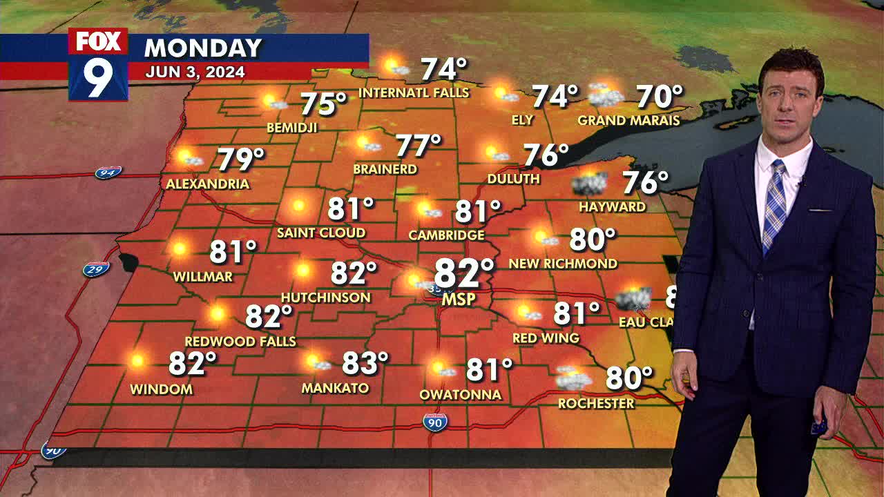 MN weather: Rain exits early, humid afternoon