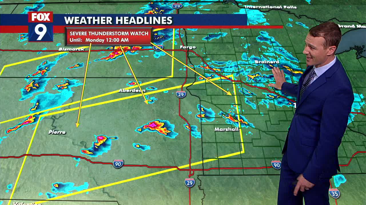 MN weather: Rain, thunderstorms Sunday night