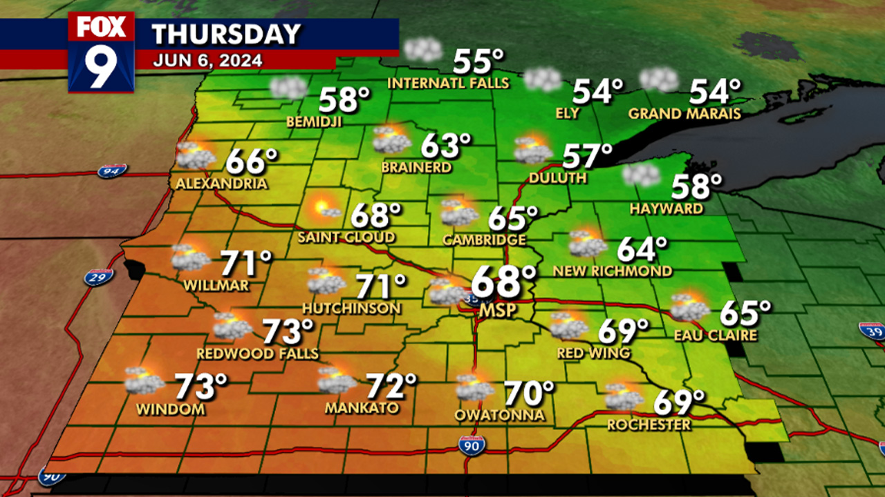 MN weather: Windy and coolish Thursday | FOX 9 Minneapolis-St. Paul