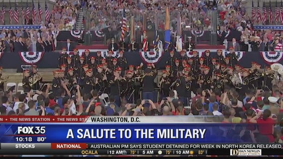 Trump delivers Salute to America Address