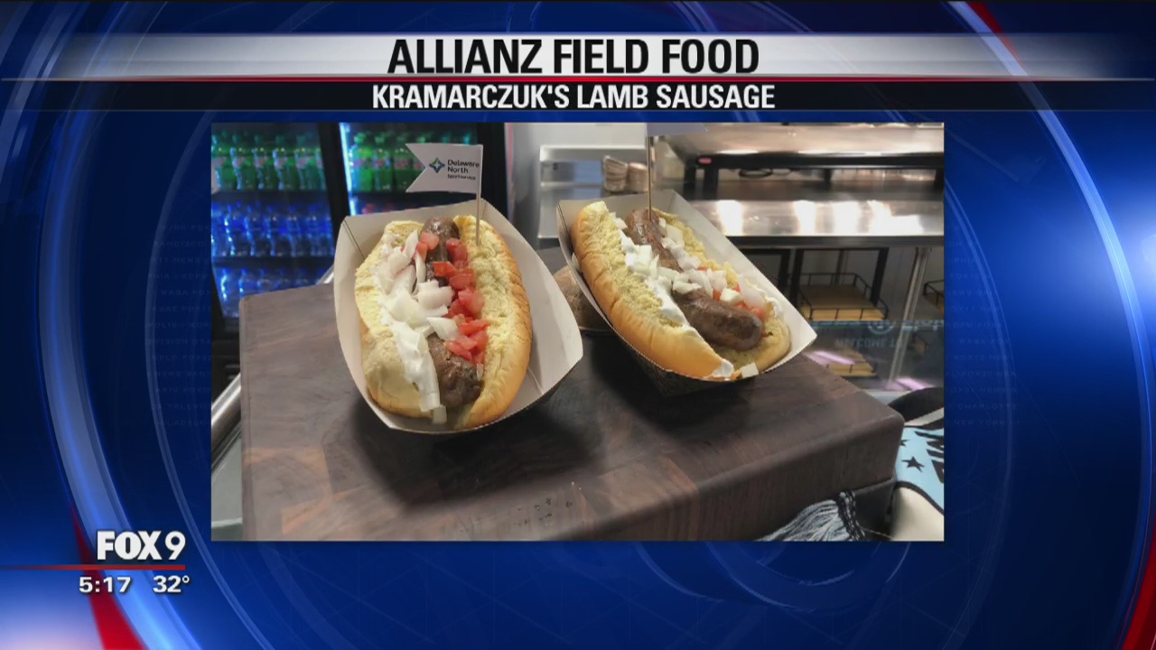 Preview of the stadium food at Allianz Field