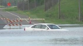 Aftermath of flooding in northern Minnesota