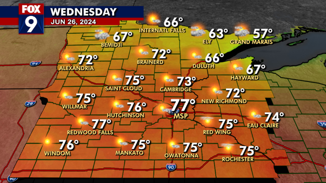 MN weather: Mild Wednesday, storms return Thursday | FOX 9 Minneapolis ...