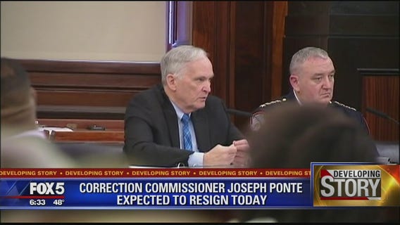 NYC jails commissioner to resign: Report