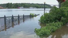 Major flooding along Mississippi River in St. Paul