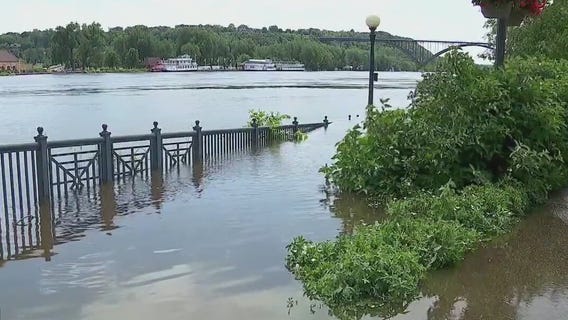 Major flooding along Mississippi River in St. Paul