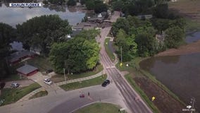 I-29 destroyed during South Dakota flooding