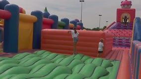 Inflatable park experience opens outside the Mall of America