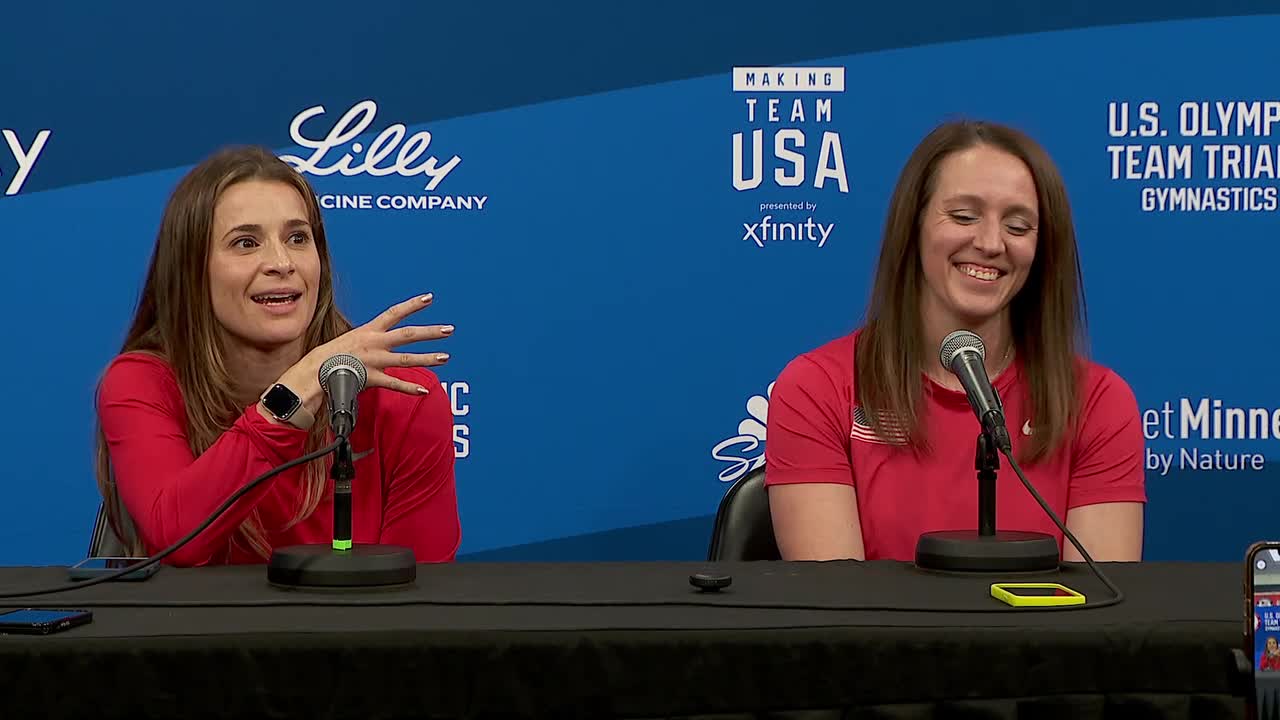 US Women's Olympic Gymnastic Trials presser [RAW]