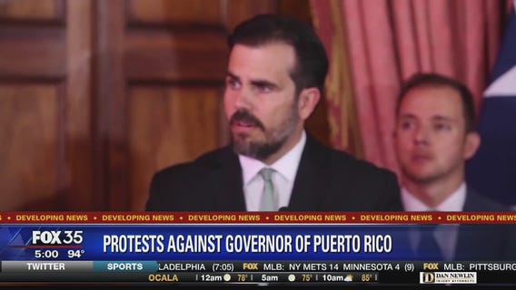 Protests call for Puerto Rican governor to resign
