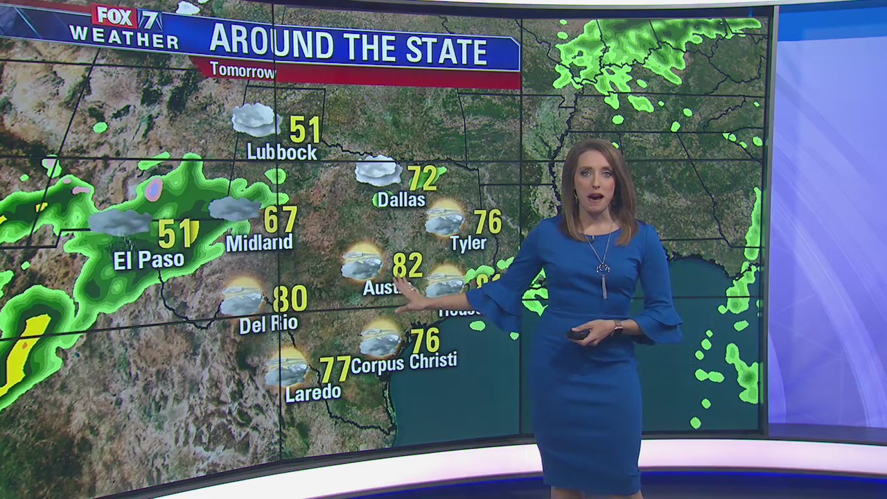 Evening weather forecast for December 8, 2019