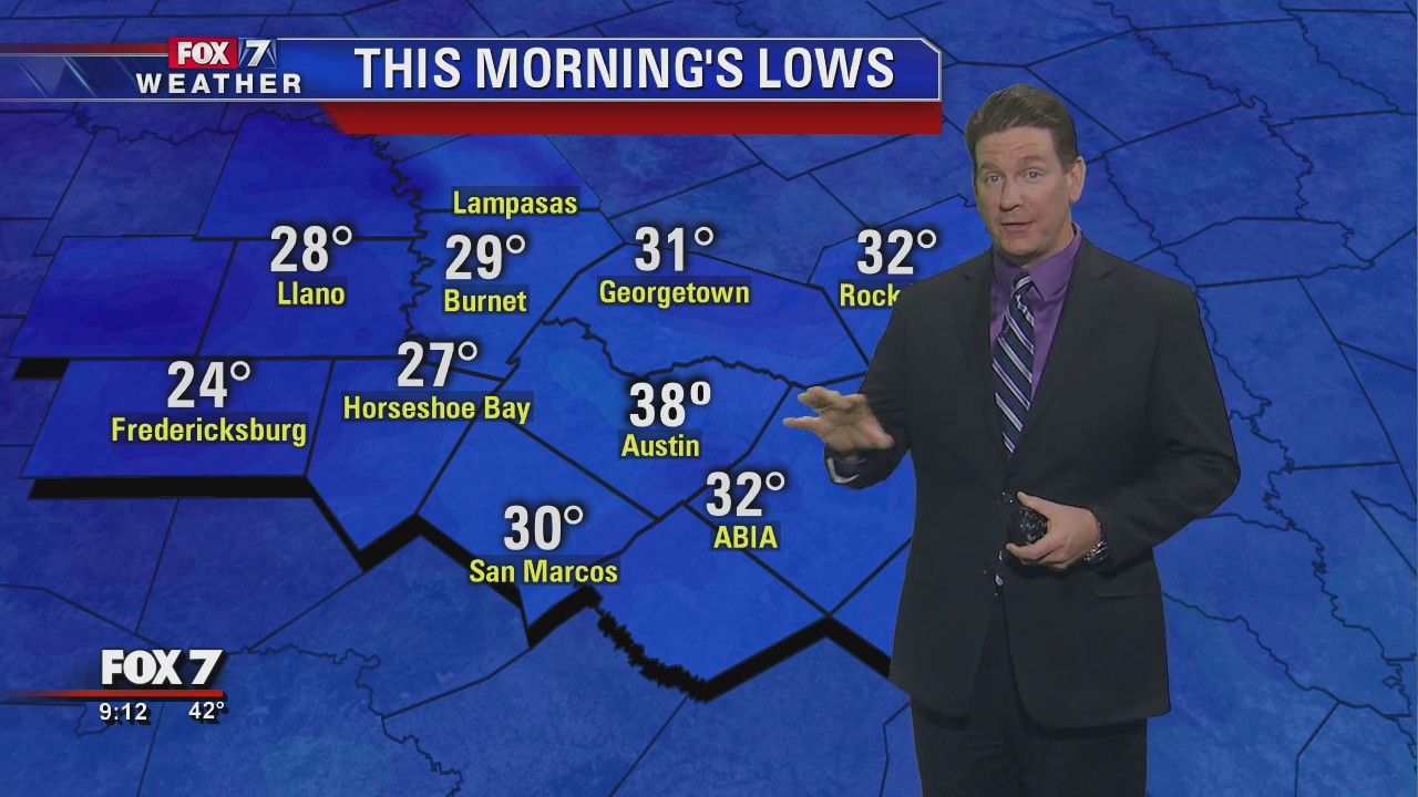 Morning weather forecast for December 31