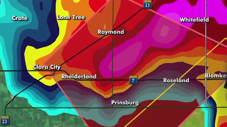 MN weather: Tornado warning issued Monday morning