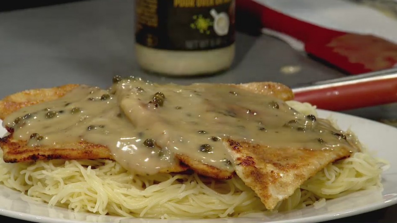 Good Day Cooks: Garlic Chicken with Green Peppercorn Sauce