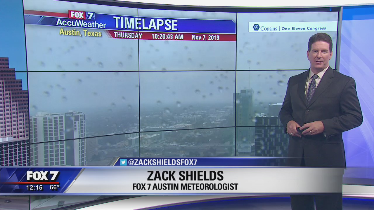 Noon weather forecast for November 7, 2019