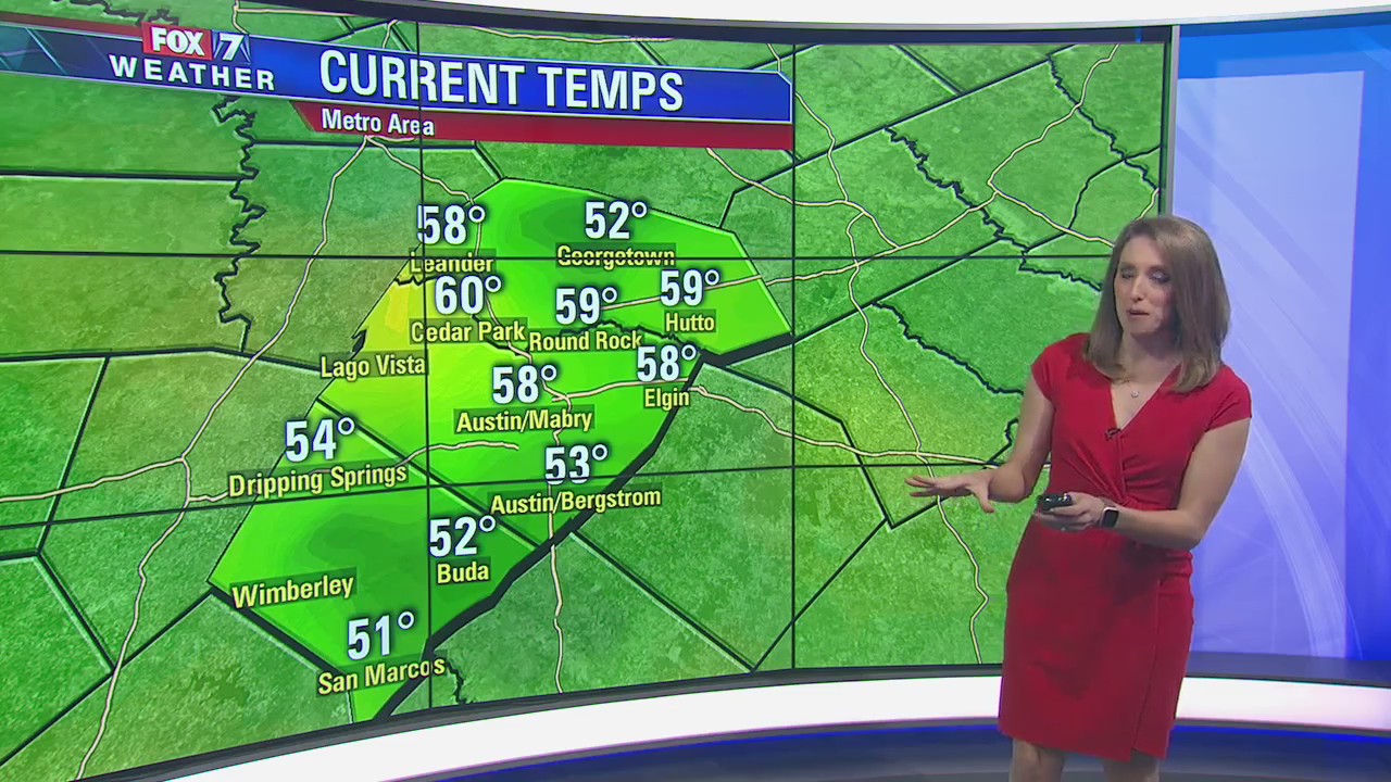 Evening weather forecast for November 25, 2019