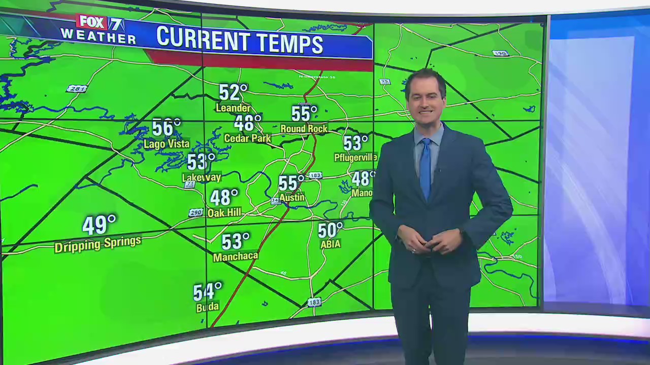 Evening weather forecast for November 17, 2019