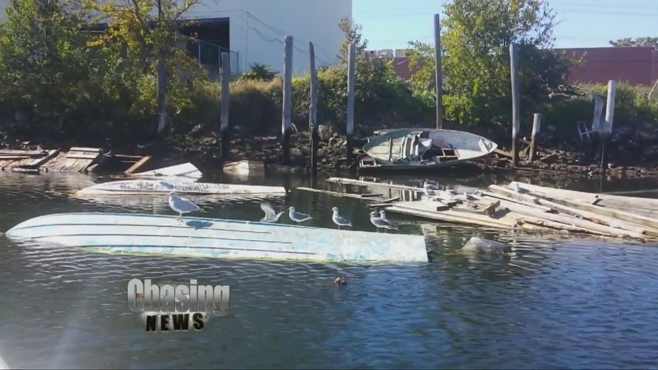 Boat graveyard potential toxic disaster