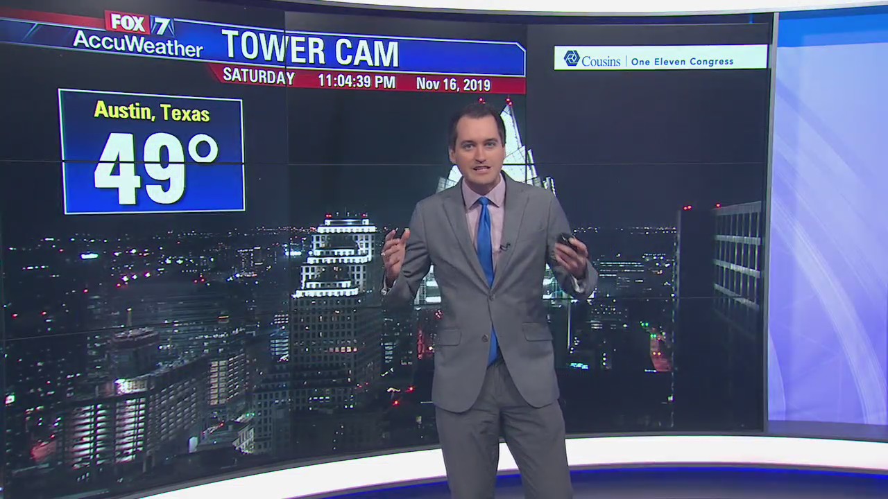 Evening weather forecast for November 16, 2019