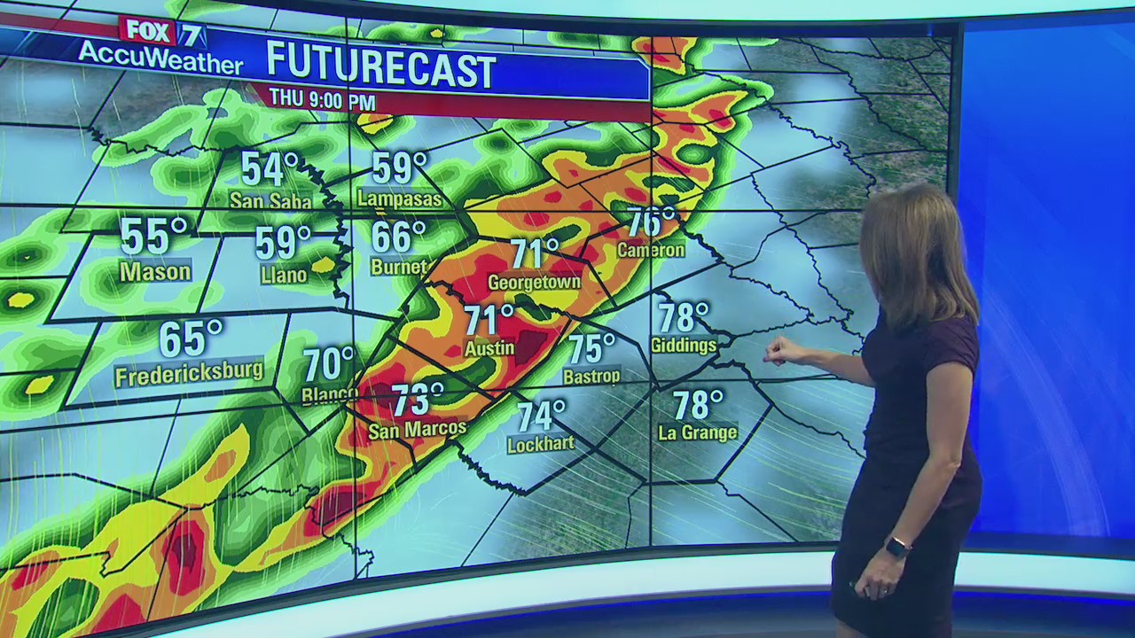 Evening weather forecast for October 24