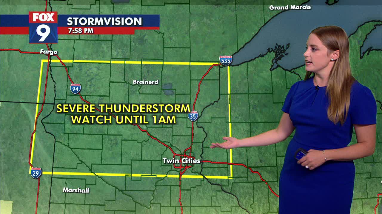 MN weather: Severe thunderstorms expected in Twin Cities